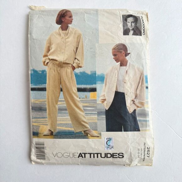 Vogue Sewing Pattern 2627 Carmelo Pomodoro Loungewear Outfit PLUS SIZE 20-24 - Picture 1 of 4